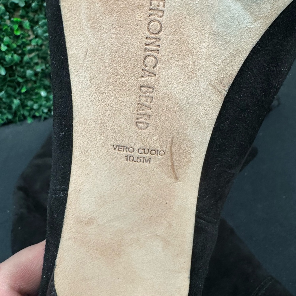 Veronica Beard Lisa Suede Tall Boot - W10.5 WIDE CALF - Picture 6 of 8